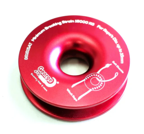 Thumbnail for GEORGE 4X4 Recovery Pulley Ring Red 15,000kg