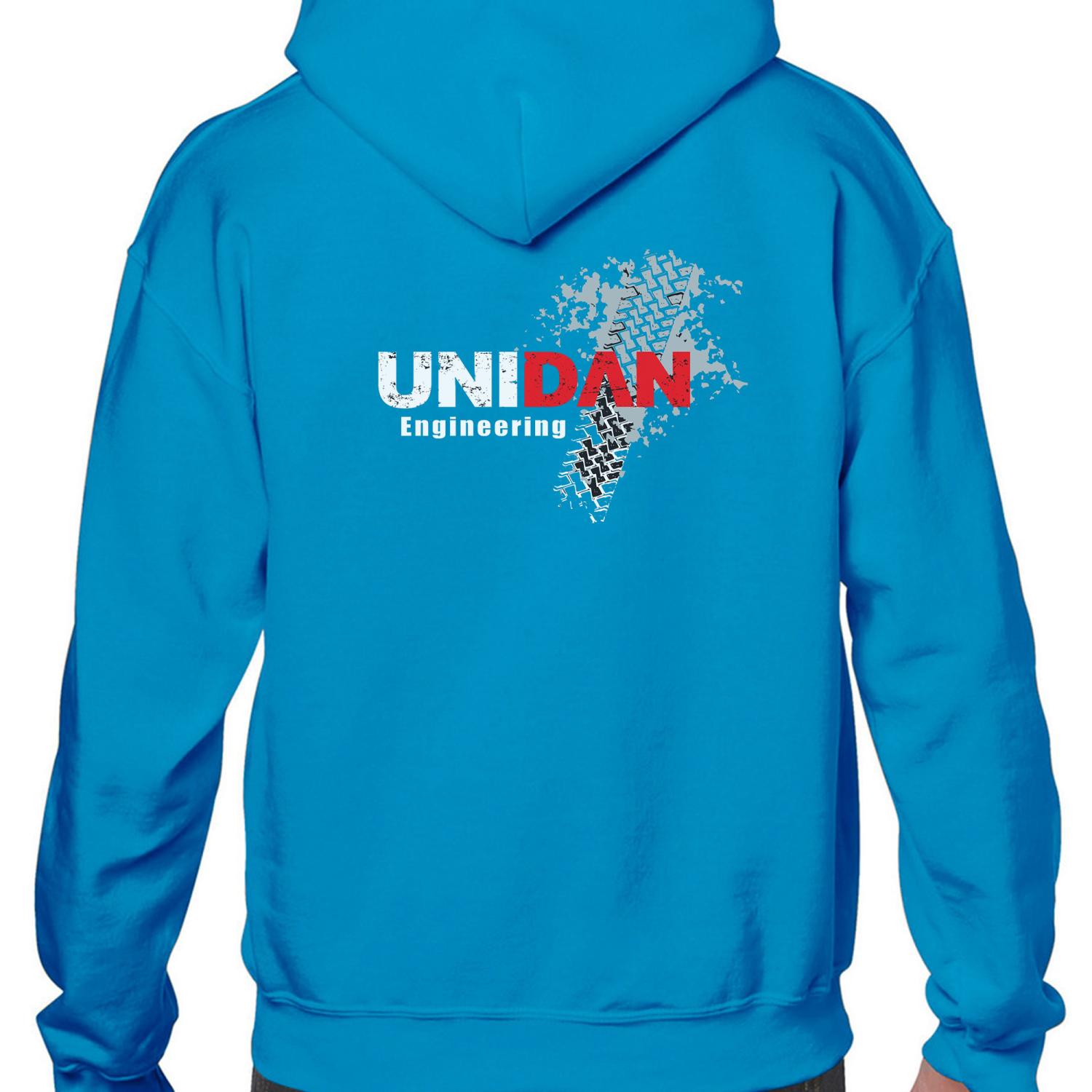 Image 0 for UNIDAN CREW HOODIE BLUE