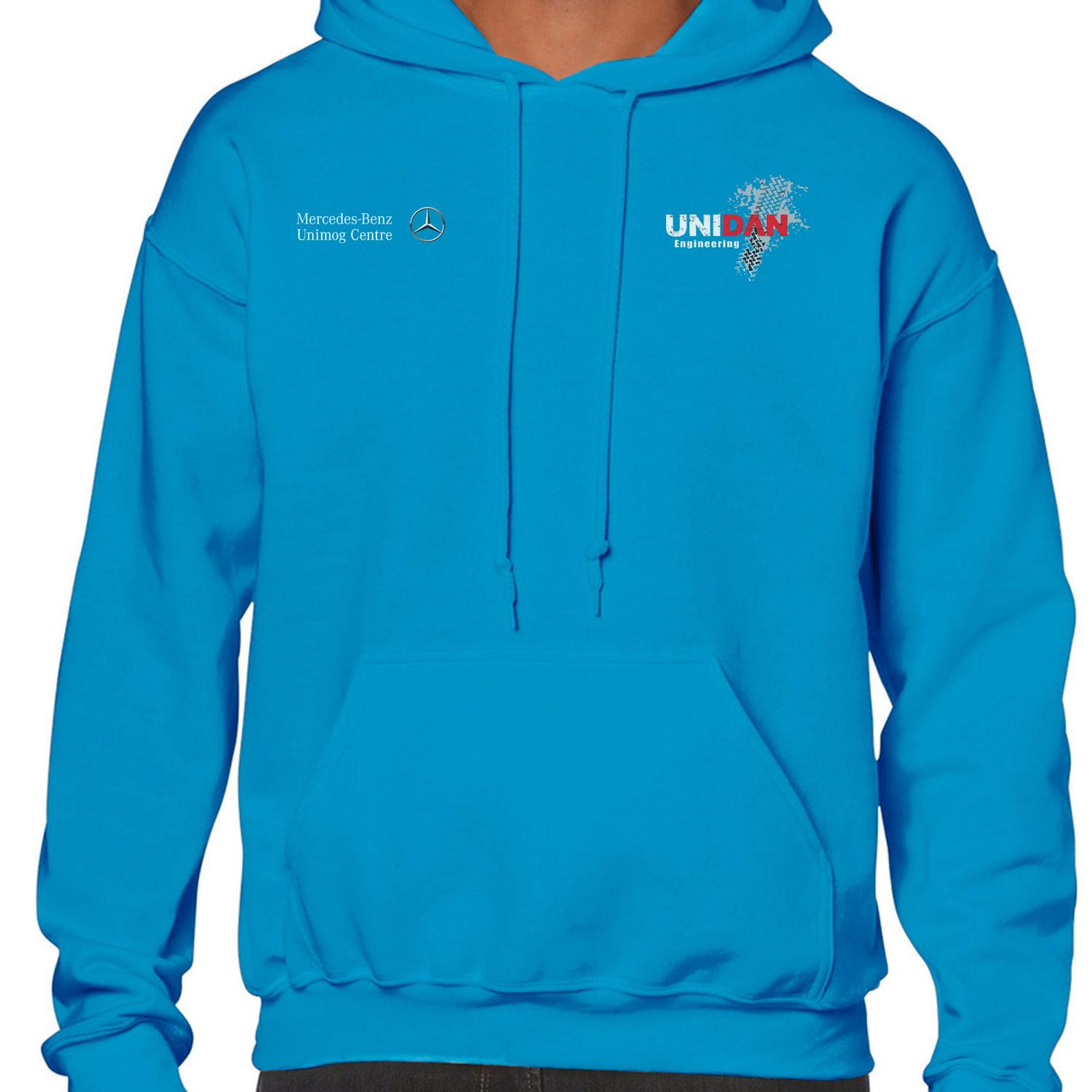 Image 1 for UNIDAN CREW HOODIE BLUE