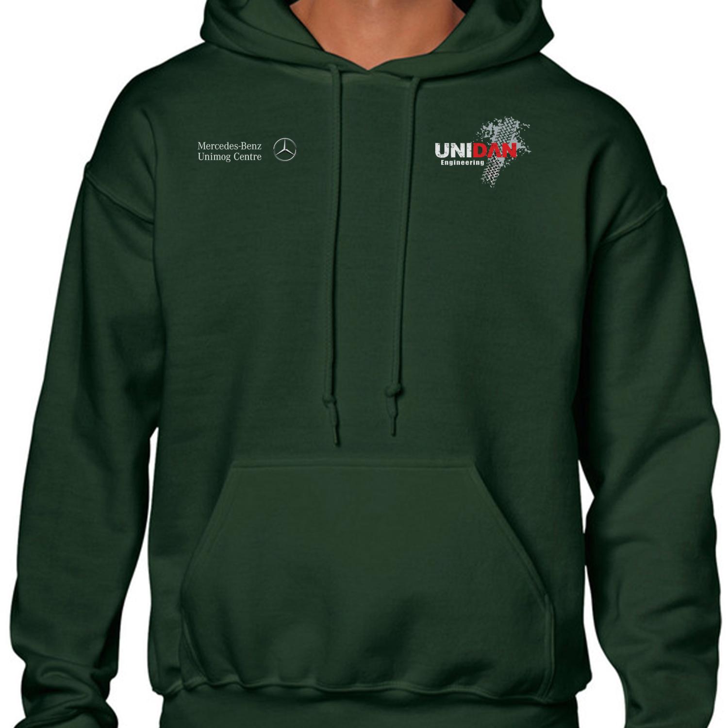 Image 1 for UNIDAN CREW HOODIE GREEN