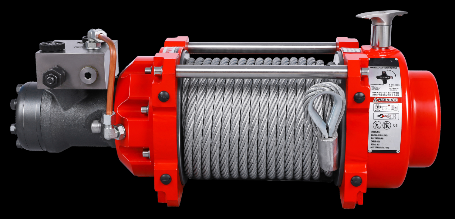 Image 2 for RUNVA 15,000LB HYDRAULIC WINCH