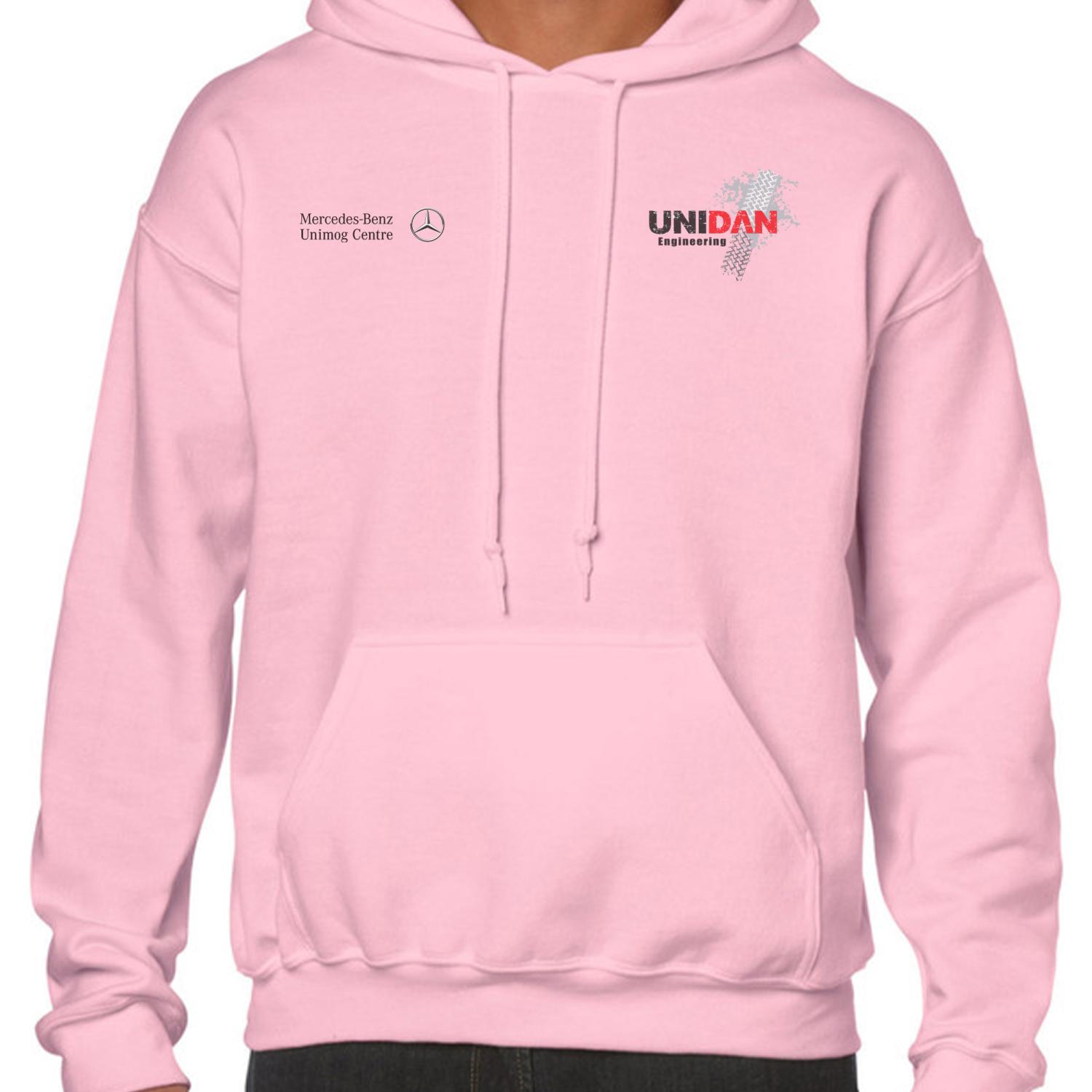 Image 1 for UNIDAN CREW HOODIE LIGHT PINK