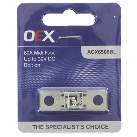 Thumbnail for OEX 60A MIDI FUSE TYPE SF30 BOLT ON