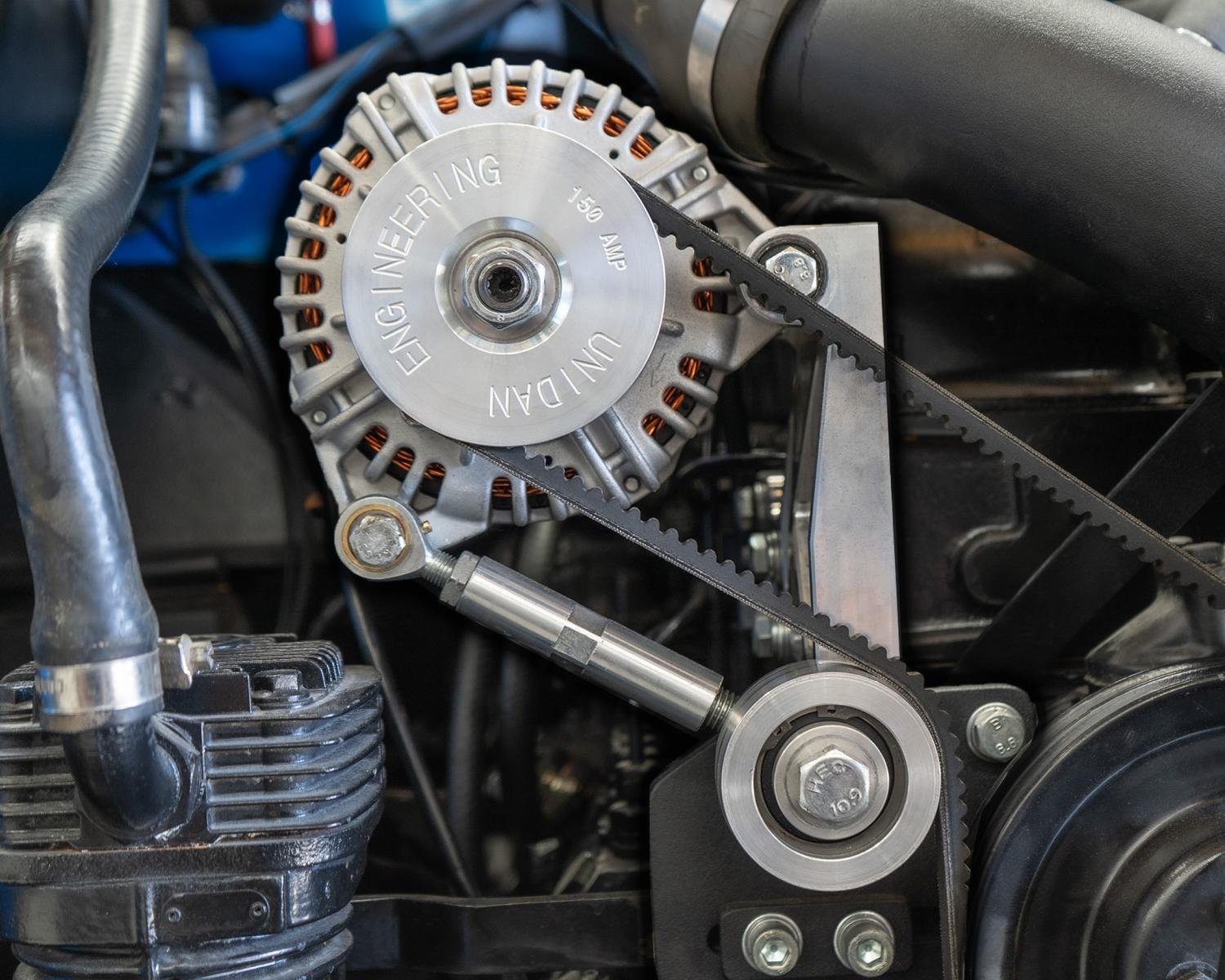 Thumbnail for Unimog High Mount Alternator Kit
